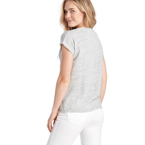 Vinyard Vines Heathered Linen Blend Roll SS Shirt - Picture 2 of 6